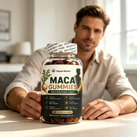 Gummies de Maca Naturelles pour la Clarté Mentale, la Pré-Entraînement Matinal, la Récupération Musculaire Post-Entraînement, l'Endurance et l'Énergie Quotidienne