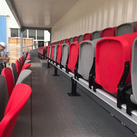 20/40 pieds Portable Stade Sièges Conteneur Modulaire Tribune Événement Sportif Gradins Portable Stand Conteneur