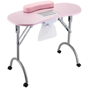<span class=keywords><strong>Table</strong></span> à ongles <span class=keywords><strong>de</strong></span> bureau <span class=keywords><strong>de</strong></span> manucure portable moderne avec <span class=keywords><strong>aspirateur</strong></span> pour une utilisation dans le centre commercial Design promotionnel élégant - Product Image 3