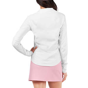 <span class=keywords><strong>Giacca</strong></span> atletica da <span class=keywords><strong>donna</strong></span> leggera a manica <span class=keywords><strong>lunga</strong></span> UPF 50 + camicie Full Zip protezione solare <span class=keywords><strong>giacca</strong></span> da Golf da trekking con fori per il pollice - Product Image 5