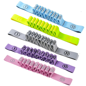 Bandas Elásticas de Resistencia Multi-Sección para Ballet, Bandas de Baile para Niños con <span class=keywords><strong>8</strong></span> Lazos - Product Image 1