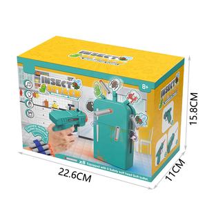 Gran oferta, máquina de juego eléctrica para disparar insectos, juguete con pistola de juguete, balas de espuma, juego de objetivo giratorio - Product Image 5