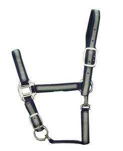 Vente en gros licol rembourré en nylon durable et réglable de haute qualité personnalisé quincaillerie NP pour cheval - Product Image 3