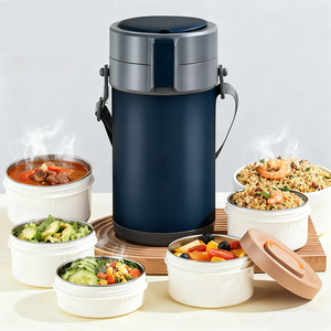Offre Spéciale en acier inoxydable thermique Bento Box conservation de la chaleur déjeuner conteneur vaisselle stockage <span class=keywords><strong>pour</strong></span> pique-nique nourriture <span class=keywords><strong>pour</strong></span> <span class=keywords><strong>repas</strong></span> en plein air - Product Image 1