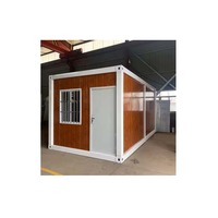 Maison conteneur préfabriquée mobile et respirante avec design moderne pour usage commercial, atelier ou domestique