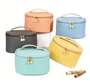 Nueva Bolsa de Maquillaje de Alta Calidad, Bolsa de Cosméticos de Cuero Suave con Cierre, de Lujo, para Viaje - Product Image 5