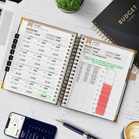 Organiseur mensuel personnalisé à couverture rigide, suivi des dépenses, planificateur budgétaire pour impression