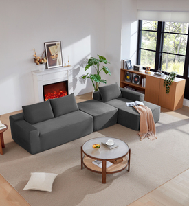 Los 100 Productos Más Vendidos en Línea 2026: Sofá Moderno Ecológico en Forma de L Comprimido para Sala de Estar Grande/Villa, Envío Inmediato desde EE. UU. - Product Image 2