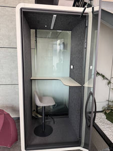 Scatola silenziosa Privacy mobile pod telefono da ufficio insonorizzato singolo persona Studio musica riunione produttore di cabine - Product Image 3