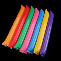 Bâton gonflable personnalisé avec logo, bâton de soutien pour la cheering, accessoires de cheering, bâton promotionnel pour les fêtes, adapté aux événements sportifs
