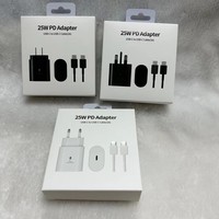 Sıcak Fırsat PD Hızlı Şarj Cihazı 25W 35W 45W 65W 120W Tip C USB Duvar Adaptörü Güç Kaynağı, C'den C'ye Kablo ile (ABD, AB, İngiltere Kombosu)