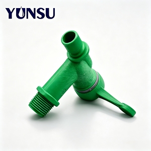 Robinet d'eau en plastique 2-en-1 avec clip de sortie verrouillable et mobile, fixation ferme du tuyau, sans fuite, robinet multifonction domestique en ABS et PP - Product Image 6