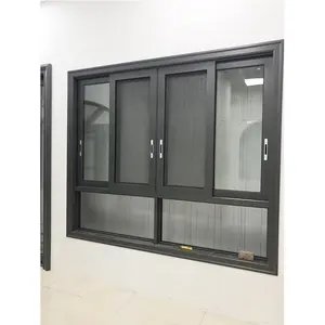 Topbright-ventana de aluminio para uso residencial, puerta y ventana de vidrio deslizante con aislamiento francés moderno