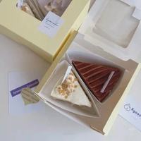 Emballage en carton kraft imprimé personnalisé Sunshine Hot pour cupcakes, desserts, gaufres, gâteaux, avec pelliculage mat - pour emballage alimentaire