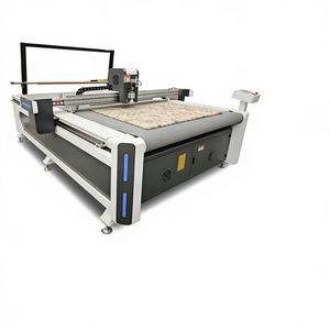 Machine de découpe de tissu industrielle multifonctionnelle REMEYA, machine de découpe de vêtements semi-automatique CNC, moteur 1600x2500mm - Product Image 1