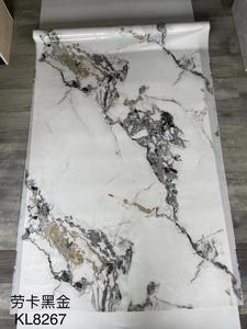 Paneles de pared de PVC de mármol UV de alto brillo, tablero de revestimiento de hoja a prueba de agua, 3x1220 X, 2800mm - Product Image 4