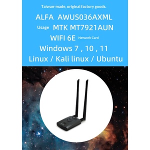 Adaptateur WiFi USB ALFA AWUS036AXML MT7921AUN original compatible avec l'encryption WPA3 pour Kali 7/10/11 - Product Image 5
