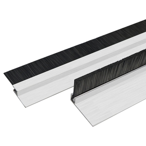 Cerdas de nailon con base de aleación de aluminio personalizadas Cepillo de tira tipo <span class=keywords><strong>H</strong></span> F <span class=keywords><strong>T</strong></span> U para sellado inferior de Puerta - Product Image 3