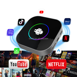 Accessoires de Voiture Boîtier AI Android Auto Carplay Double Canal 64 Go 8 Go 128 Go Carlinkit <span class=keywords><strong>Smartbox</strong></span> Audio Média AI <span class=keywords><strong>TV</strong></span> Box Youtube - Product Image 1