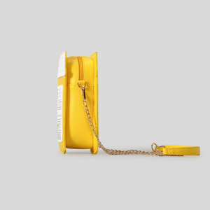 クリエイティブ新流行のメッセンジャーバッグ奇妙な医学ボトル文字Puハンドバッグ小さな携帯電話バッグコントラストチェーン - Product Image 3