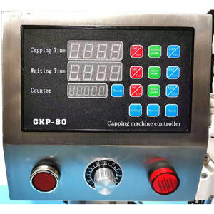 Machine de bouchage semi-automatique Sinparto GKP-80, contrôle numérique PLC, prise européenne 220V, utilisation chimique - Product Image 1