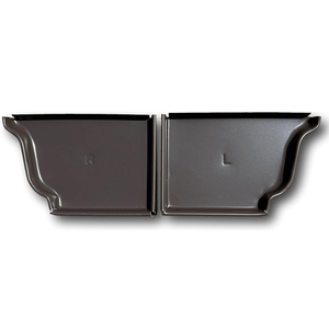Embout en aluminium de 5 à 6 pouces, accessoire de gouttière de style moderne, utilisé pour sceller les deux extrémités de la gouttière - Product Image 3
