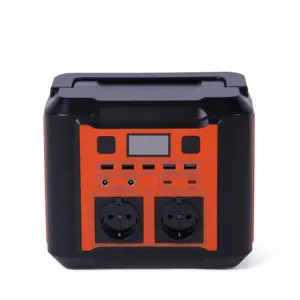 3S 160Ah 600Wh USB Type-C DC AC 600W Lithium Battery Bank Portable Power Station for portable power emergency pack