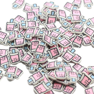 500 g/<span class=keywords><strong>Lot</strong></span> polymère Boba boisson lait thé tasse à café perles plearl argile arrose beaux confettis pour l'artisanat faisant bricolage Scrapbook - Product Image 6