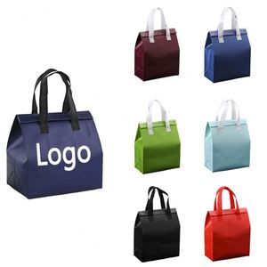 Custom Logo Eco-Friendly Non-Woven Cooler Tote Bag Insulated Thermal Reusable Food Bags in Stock Fast Shipping No Reviews yet - Product Image 3