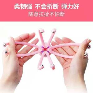 Masajeador de Cabeza con Forma de Pulpo, Rodillo Magnético para Alivio del Cuero Cabelludo, Dispositivo de Masaje para Salud y Bienestar - Product Image 3