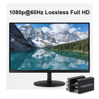 Mini Convertidor SDI a Fibra 3G, Extensor HD-SDI sobre Fibra, Sin Comprimir, 1080P, Compatible con Salida de Bucle SMPTE 424M/292M, Ranura SFP