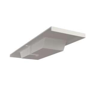 Lavabo encastré rectangulaire en pierre artificielle semi-encastré pour salle de bain avec trop-plein, fabriqué par le fabricant - Product Image 4