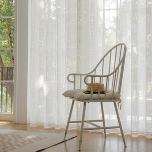 Rideaux et cantonnières en lin sur mesure extra larges pour le salon, rideaux transparents en voile pour fenêtres de maison, tissu pour rideaux. - Product Image 2