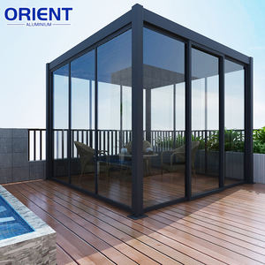 Venta Directa de Fábrica de Terraza de Aluminio con Precios Bajos, Tamaño Personalizado, Color RAL, Uso Prolongado y Duradero, Pérgola para Terraza - Product Image 1