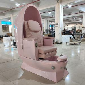 Chaise de pédicure de luxe neuve, chaise de pédicure de luxe rose, chaise de spa pour les pieds, chaise de sauna pour les pieds, chaise de bain de pieds électrique, chaise de bain de pieds à remous - Product Image 5