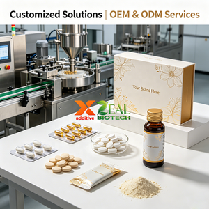 Extracto <span class=keywords><strong>de</strong></span> Cola <span class=keywords><strong>de</strong></span> Pavo <span class=keywords><strong>de</strong></span> Grado Alimenticio Premium ZEAL, PSK PSP, Polisacárido, Beta Glucano, Extracto Dual, Apoyo Inmunológico Hepático, 24 Meses <span class=keywords><strong>de</strong></span> Duración - Product Image 3