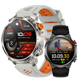 HT45 New Arrival Android Outdoor Sport Smart Watch Men IPS 1100mAh Long Life IP68 Waterproof Flashlight Fitness Answer Call - Product Image 1