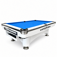 Table de billard professionnelle en ardoise de 7, 8 ou 9 pieds avec système de retour de billes – Prix usine