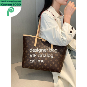 Sac à main pour femme de marque de luxe, sac décontracté de créateur à la mode, sac en cuir véritable de grande capacité de qualité supérieure avec logo - Product Image 2