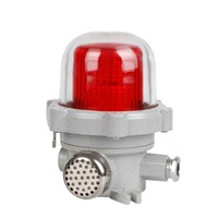 Luz de alarma con baliza estroboscópica a prueba de explosiones, modelo Hina 110vac 220vac 90db 120db 180db