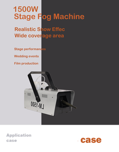 DJ de boda, novia, boda mágica, 1500W, máquina de nieve, 10W, animación RGB, espectáculo láser, luz, 1500W, neblina con efecto de lluvia para puesta en escena - Product Image 5