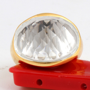 Fashion <b>Rings</b> <b>Gold</b> Crystal Bezel <b>Set</b> Geometric Shape U Shaped <b>Ring</b> Gift Jewelry - Product Image 4