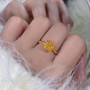 Anillo de Dedo de <span class=keywords><strong>Oro</strong></span> Amarillo Genuino AU750 de 18K, Joyería Fina Personalizada de <span class=keywords><strong>Oro</strong></span> Puro de 18K de Buena Calidad para Boda, Anillo de <span class=keywords><strong>Oro</strong></span> Real - Product Image 4