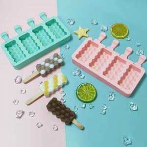 Molde de silicona para helados, bandeja para cubitos de hielo, moldes para paletas, molde <span class=keywords><strong>en</strong></span> forma de diamante para repostería, dulces de Chocolate, herramientas para hornear caseras - Product Image 2