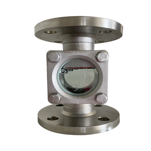 Mirilla de doble ventana SS304 SS316 con brida de cuatro vías, indicador de flujo de agua con lámpara/limpiador/rodillo giratorio/pala - Product Image 2