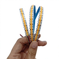 Bande lumineuse COB en forme de S 8mm 400COB 24V 3000K 4000K 6500K 8W/m Bande lumineuse flexible