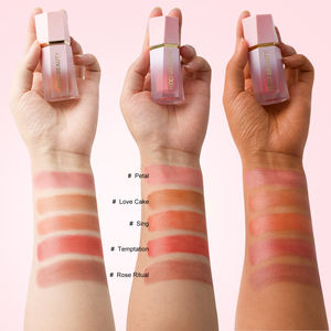 Rubor Líquido Cremoso para Maquillaje Facial HECI con Logotipo, Resistente al Agua, Tinte para Mejillas, Bajo Pedido Mínimo, Rubor Líquido Pigmentado - Product Image 2
