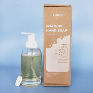 Comprimés de nettoyage de savon à mains hautement mousseux, Kit de démarrage de liquide de lavage des mains zéro déchet