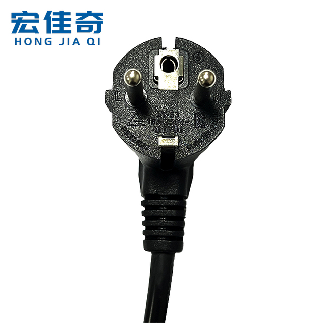 SIPU Europe CEE7/7 IEC C13 Power Cord SJTW Wire Type IP11 Level Europe Compatible Computer Plug Extension Cords 2 Outlets 1.8m