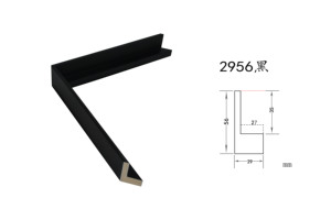 60x90cm Decorative Narrow Profile Black White Wooden Floating <strong>Frame</strong> <strong>Canvas</strong> Floater <strong>Frame</strong> - Product Image 5
